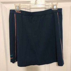 bolle Women's Cherry Blossom Tennis Skirt Dark Blue - Size Large
